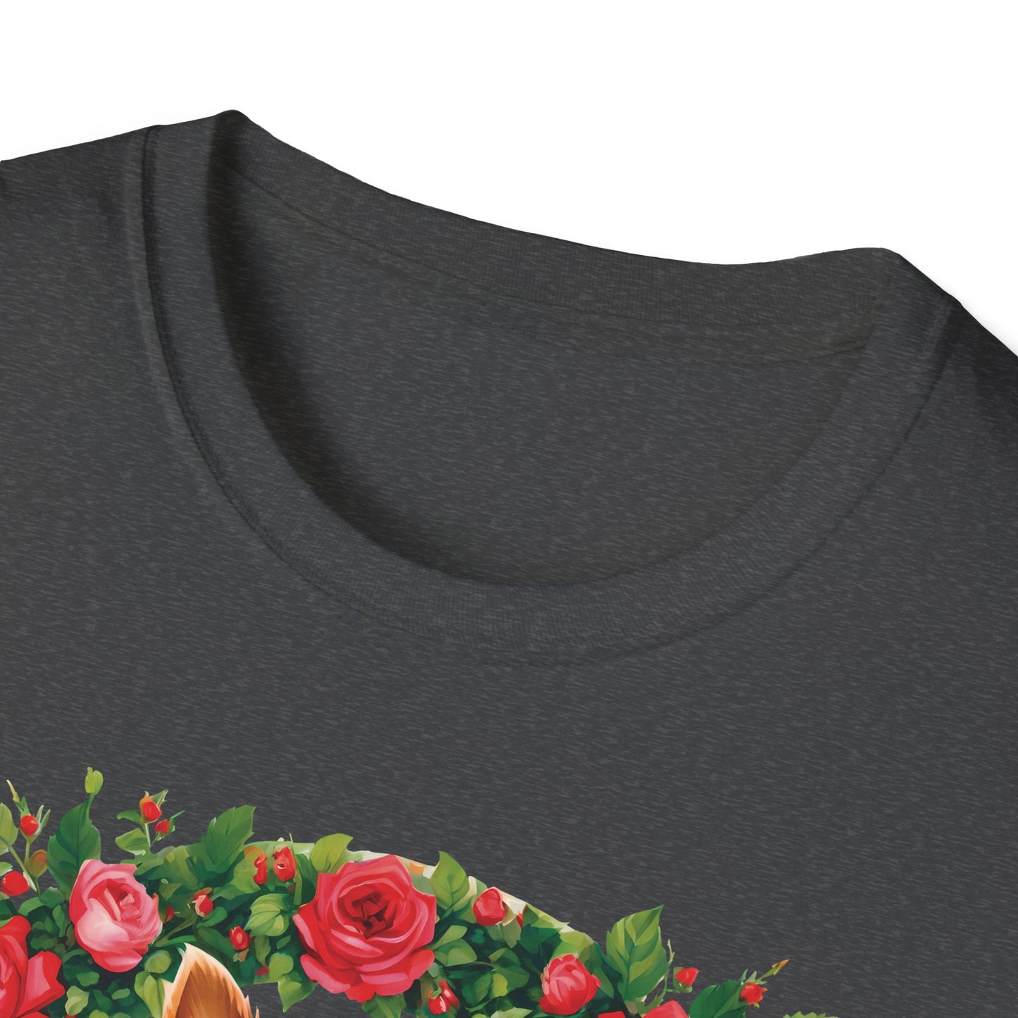 Yorkie Roses Wreath - Women's T Shirt