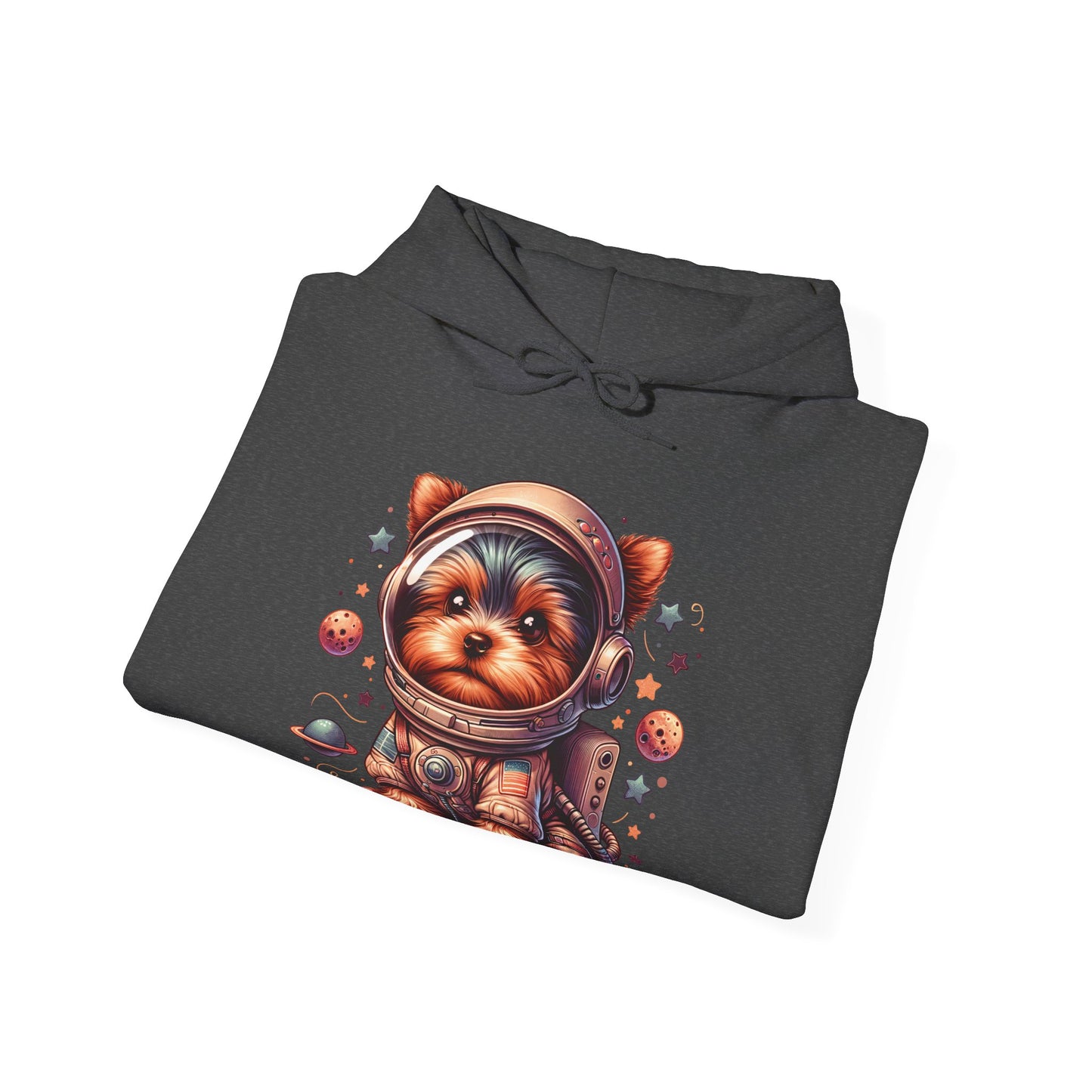 Yorkie Astronaut - Thick Unisex Hoodie