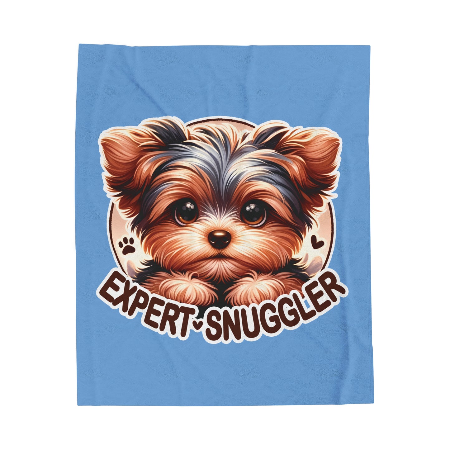 Expert Snuggler Velveteen Plush Blanket