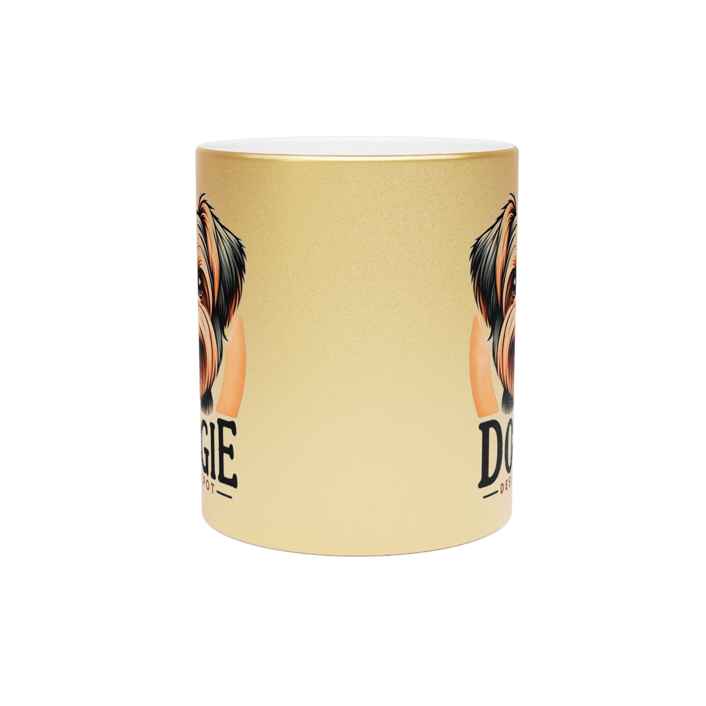 Doggie Design Depot - Metallic Mug (Silver\Gold) 11oz