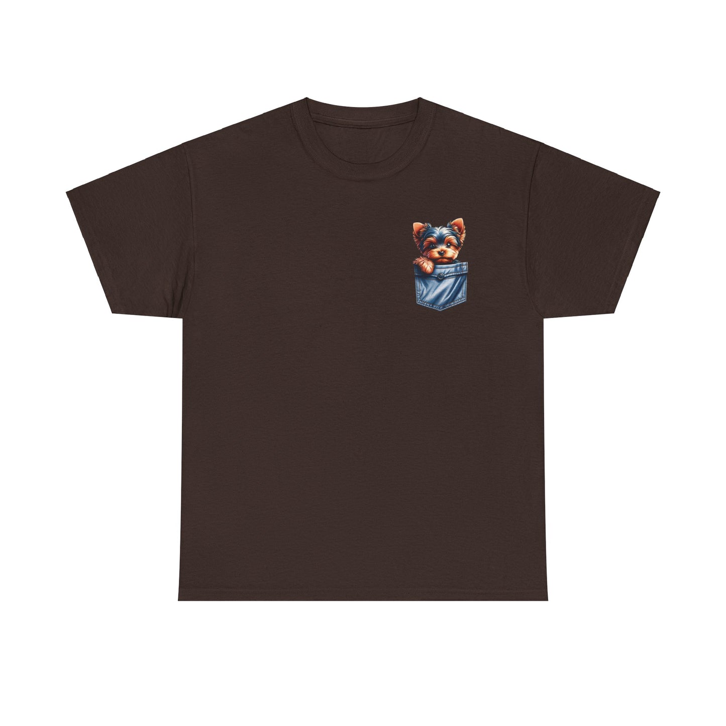 Yorkie Pocket - Unisex T Shirt