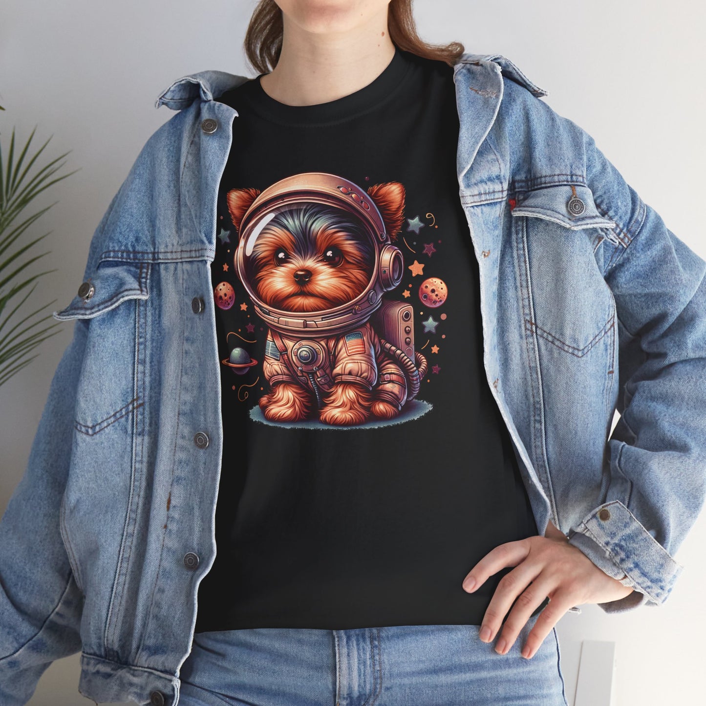 Yorkie Astronaut - Unisex T Shirt