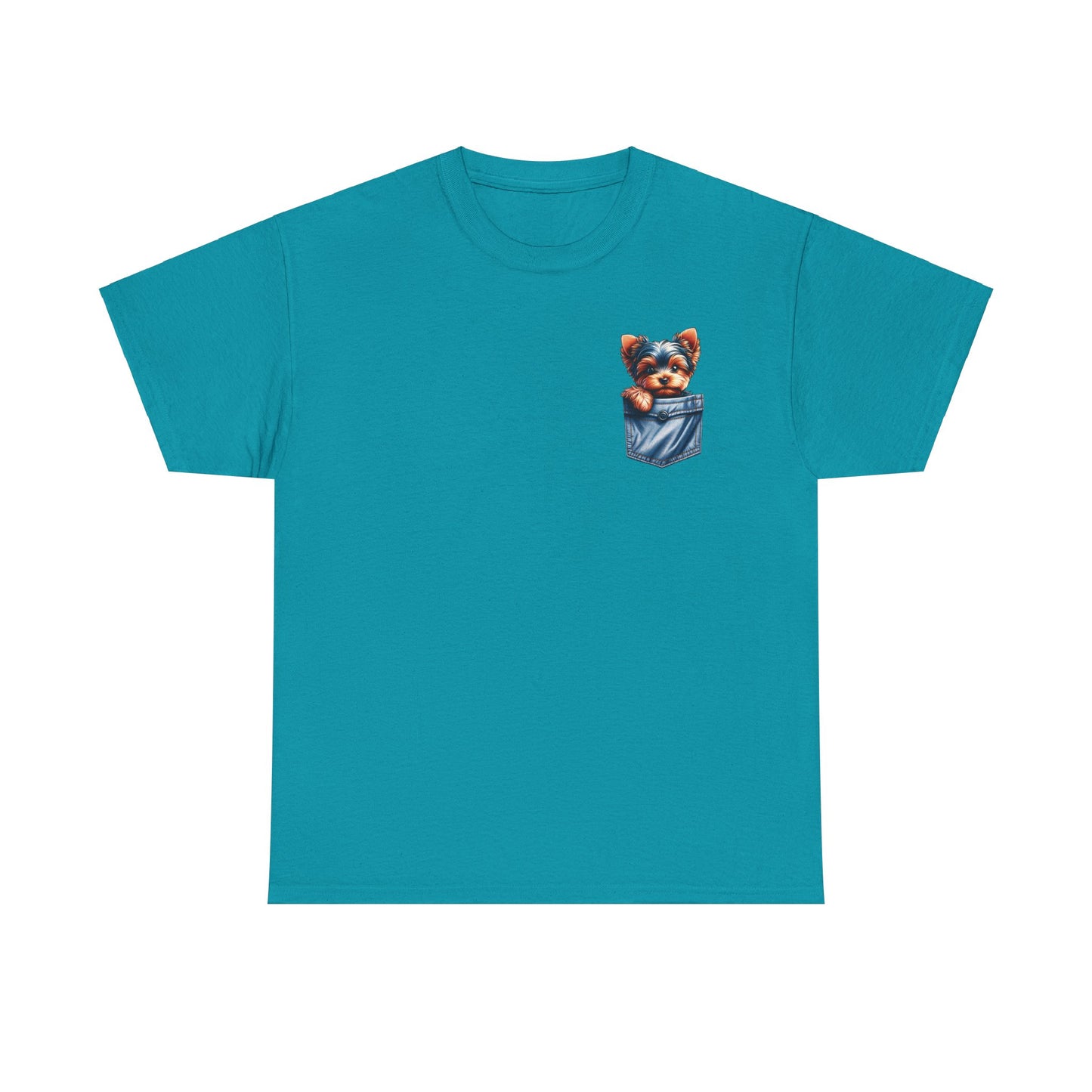 Yorkie Pocket - Unisex T Shirt