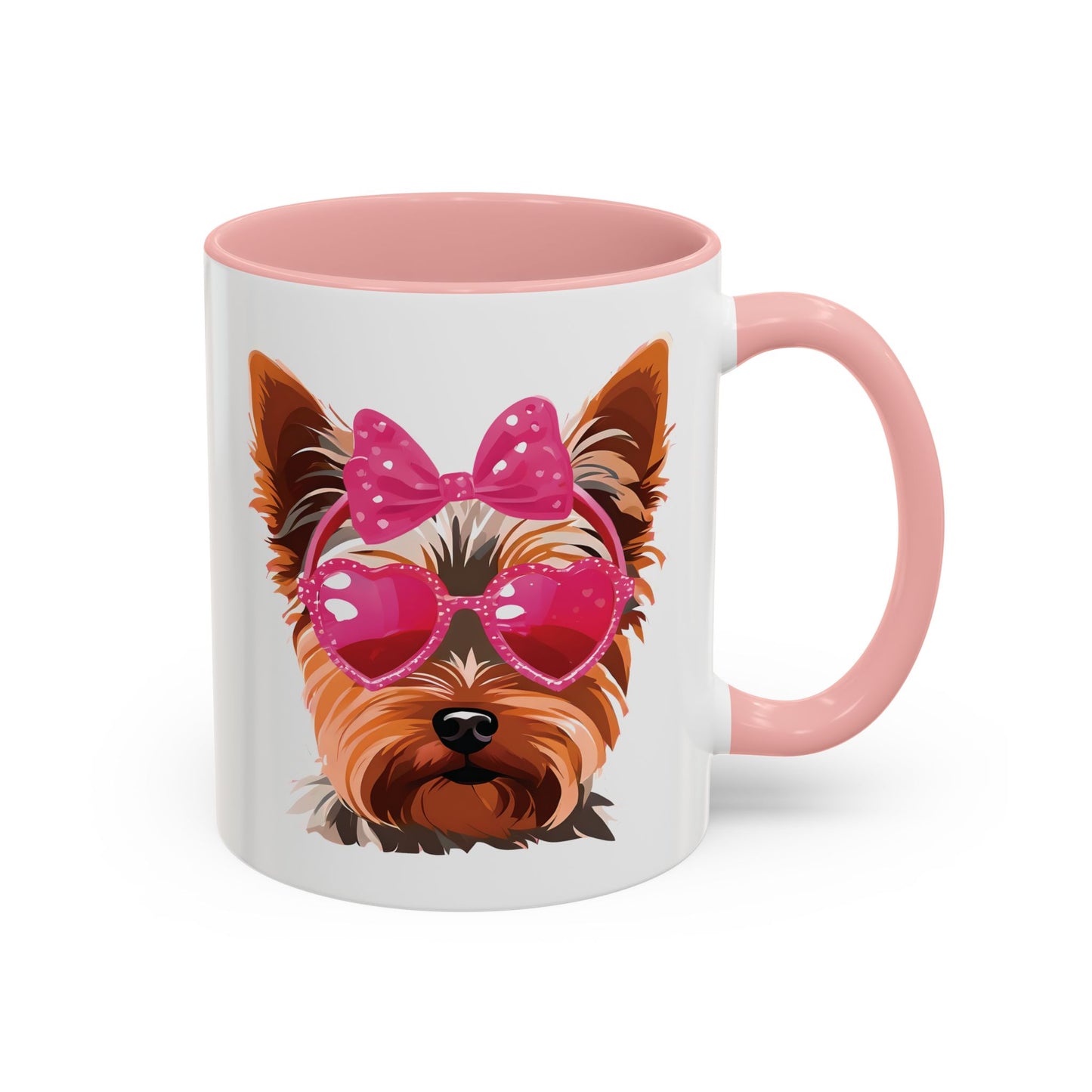 Chic Yorkie Accent Mug 11oz